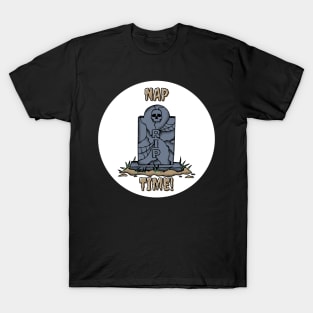 Nap Time - Creepy Halloween Grave T-Shirt